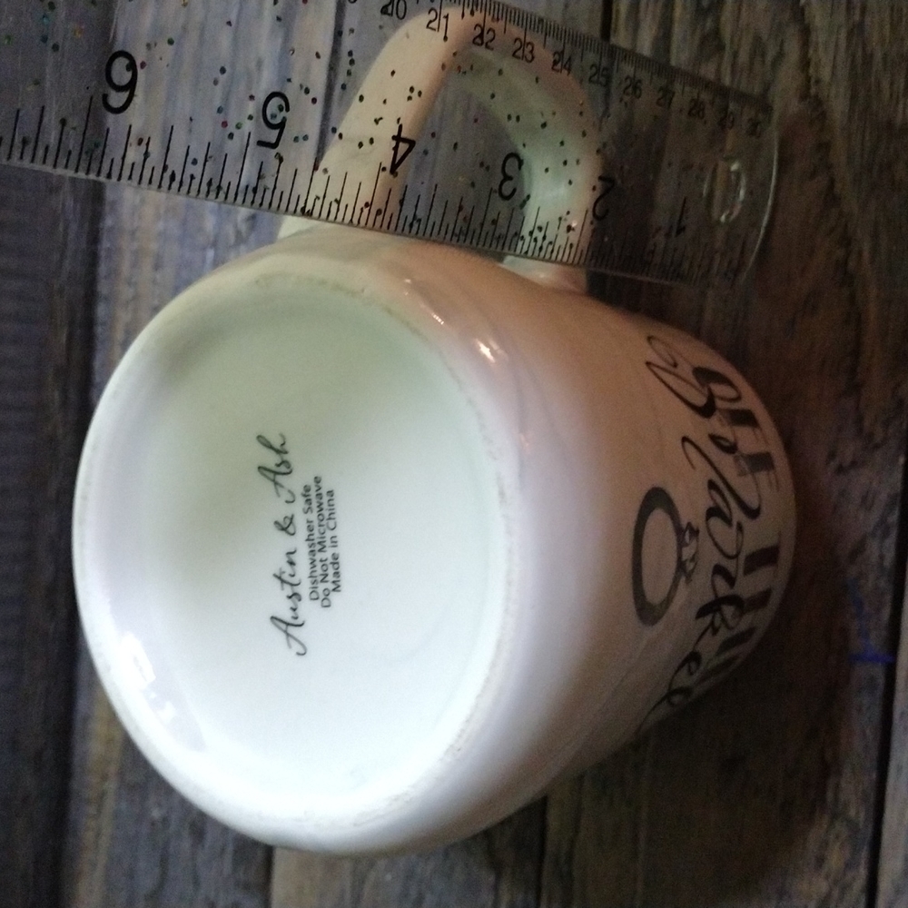 Austin & Ash Off The Market Marble Coffee Mug EUC - Picture 6 of 6
